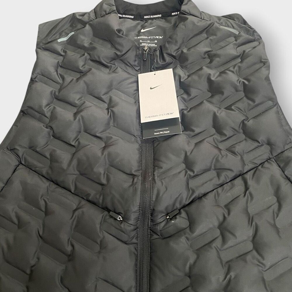 Nike Therma-FIT ADV Repel Down Fill Black Running Vest Mens size XL New - Picture 4 of 10